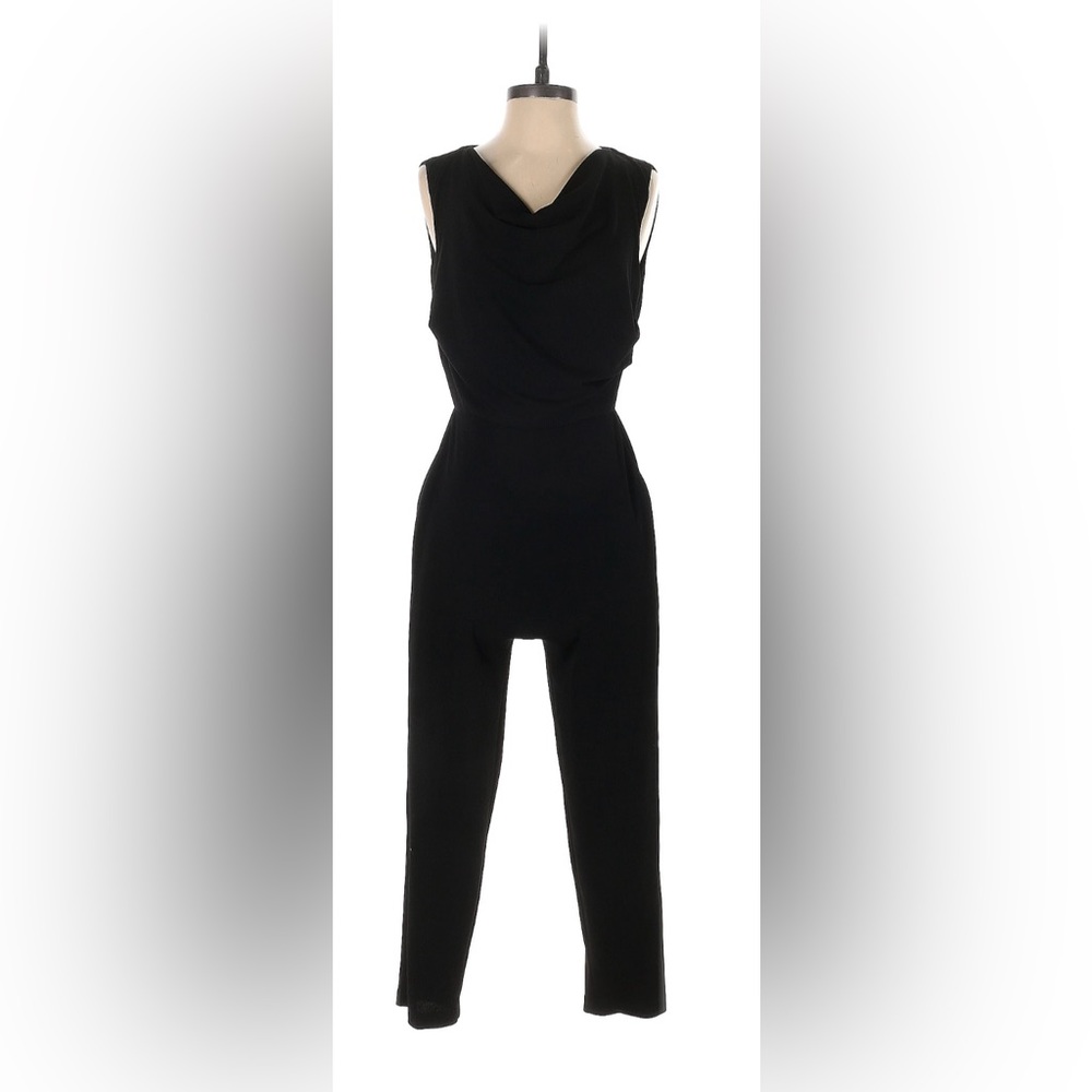 NWT Maggy London Black Jumpsuit Size 12P
